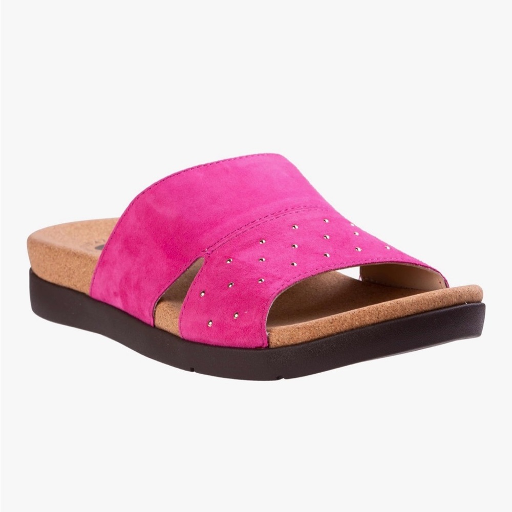 Studded Lucy Sandals by Revitalign Pink Slide Size 6.5B
